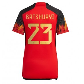 Belgien Michy Batshuayi #23 Replika Hjemmebanetrøje Dame VM 2022 Kortærmet